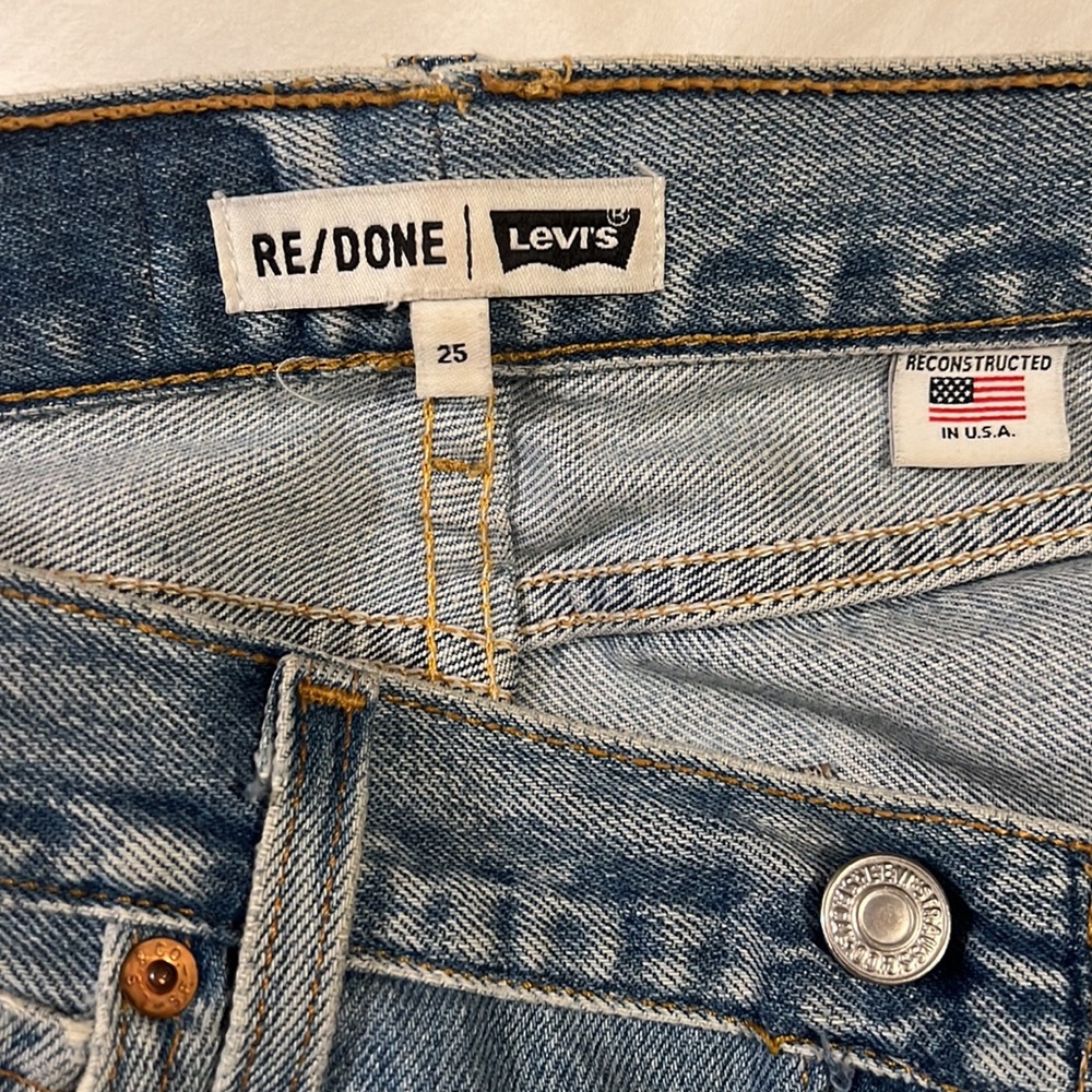Re/done High Rise Ankle Crop size 25